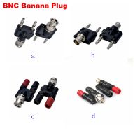 1pcs Connector BNC to Banana Male plug Female Jack RF Adapter Coaxial High Quanlity