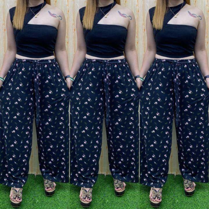 TRENDY LONG SQUAREPANTS FLORAL HIGHQUALITY COTTON SOFT FABRIC BEST FIT