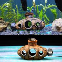 hot！【DT】 Resin Submarine Ornaments Hollow Shrimp Shelter Cave Aquarium Landscaping Decoration אקווריום