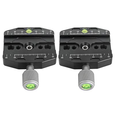 2X BEXIN QR-70N Clamp Quick Release Plate for Arca SWISS Manfrotto Gitzo Tripod Ball Head