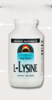 Source Naturals, L-Lysine, size 1000 mg, contains 200 tablets.