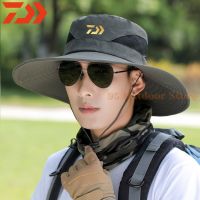 {You have a hat}Daiwa Hat หมวกสำหรับผู้ชายหมวกป้องกันรังสียูวีแห้งเร็วกันน้ำปรับได้ Topi Memancing ระบายอากาศได้ดีหมวกกันแดดหมวกตกปลา