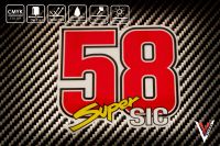 สติ๊กเกอร์ติดรถ Sticker Marco Simoncelli 226