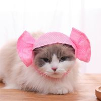 หมวกอุปกรณ์เสริมสำหรับแมวสำหรับสัตว์เลี้ยงหมวกรูปลูกแมวหมวกแมวหมวกสำหรับแมว1ชิ้นตลกสำหรับ TIE70363