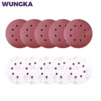 ❁☸ 10pcs 125mm Sanding Discs 8 Hole Hook Loop Sandpaper 40 Grit-3000 Grit Sanding Paper Sanding Disc Abrasive Polishing Tools