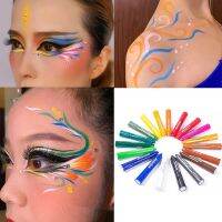 Body Face Paint Pen Graffiti Pen Kid Girl Woman Party Club Art Gallery Mannequins Diy Makeup Skin Pigment Halloween Health 2022