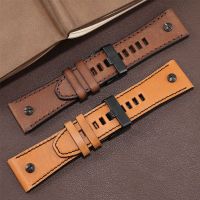 g2ydl2o สายนาฬิกาข้อมือ สายหนังวัวแท้ M2 Panerai Disce West Iron City Cowhide Strap 22 24 26 28 มม. สําหรับผู้ชาย