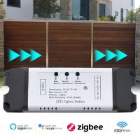 Zigbee ที่เปิดประตูโรงรถอัจฉริยะ RF 433Mhz โมดูลสวิตซ์  Ac/dc 7-32V 85-250V รีเลย์ไร้สาย Tuya ควบคุมแอปเพื่อชีวิตอัจฉริยะ Alexa