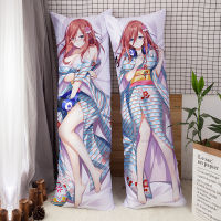 Japanese Anime The Quintessential Quintuplets Nakano Miku Dakimakura Body Pillow Case Fullbody Hugging Cushion Cover Gift