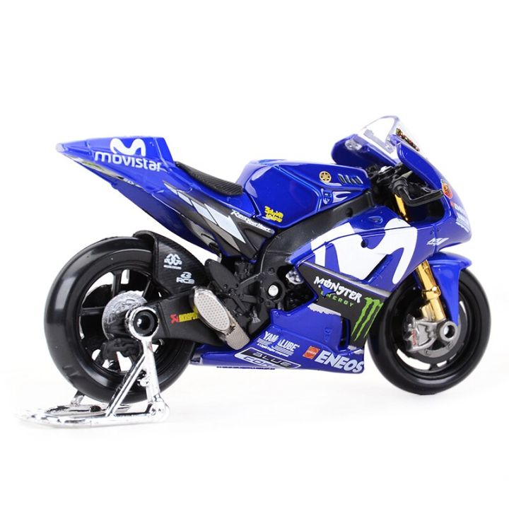 yamaha-yzr-แข่งรถ-maisto-2018-gp-m1ทีมแข่งรถ46-25-die-cast-vehicle-ของเล่นแบบจำลองรถมอเตอร์ไซค์