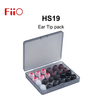 อะไหล่ซิลิโคน HS19 FiiO จุกหูฟังแพ็คปลายหู12คู่สำหรับ FH1s FD11 FD3 Pro