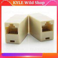 KYLE Wild Shop 5pcs RJ45 Female Extender Cable Network Ethernet Coupler LAN Connector Socket Dual Straight Head Lan Cable Joiner