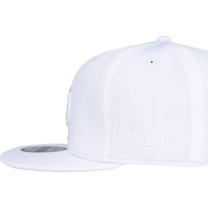 หมวกแก๊ป-todak-snapback-สีขาวล้วน