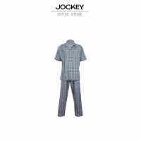 JOCKEY UNDERWEAR ชุดนอน แขนสั้น SLEEPWEAR รุ่น KU JK1633B SHORT SLEEVE/PANTS เสื้อ เสื้อผ้าผู้ชาย