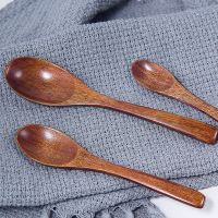 3 Sizes Wooden Spoon Bamboo Kitchen Cooking Utensil Tool Soup Teaspoon Catering Kids Spoon kitchenware for Rice Soup Accessories Cooking Utensils