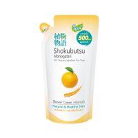 SHOKUBUTSU MONOGATARI  Orange peel oil SHOWER CREAM 500ml