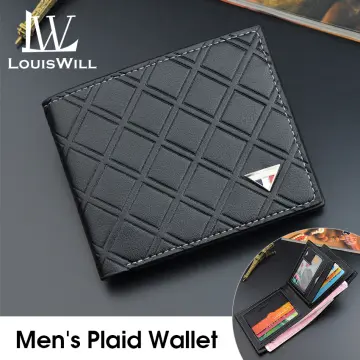 Wallet For Men Short Casual Business Foldable Bifold Wallets Pu