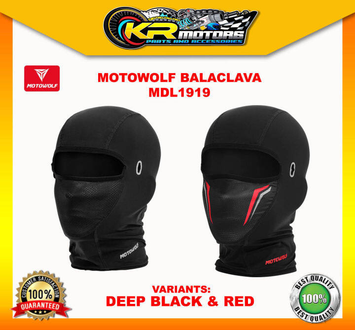 Motowolf Full Face Balaclava Mask for Motorcycle Riders - MDL1919 ...