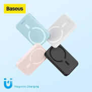 Pin Sạc Dự Phòng Không Dây Tích Hợp Nam Châm Baseus Magnetic Wireless