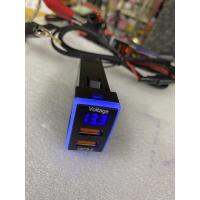 USB QC3.0*2 ช่องพร้อมวัดโวล์ทแบตเตอรี่รถยนต์สำหรับรถ Honda ปี 20012-2021