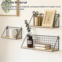 【CC】 Wall Shelf Organizer Heavy Duty Hanging Punch-free Storage Rack Bedroom Self-Assembly Holder Supply M beam