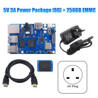 For 3B Development Board RK3566 Chip -Core 64-Bit Processor 5V 3A Power 8G +256GB EmmC