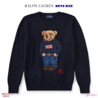 RALPH LAUREN POLO BEAR COTTON SWEATER (BOYS SIZE 8-20 YEARS)