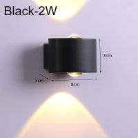 Nordic Wall Lamp Led Aluminum Outdoor Indoor Up Down White Black Modern For Home Stairs Bedroom Bedside Bathroom Light ZBW0010