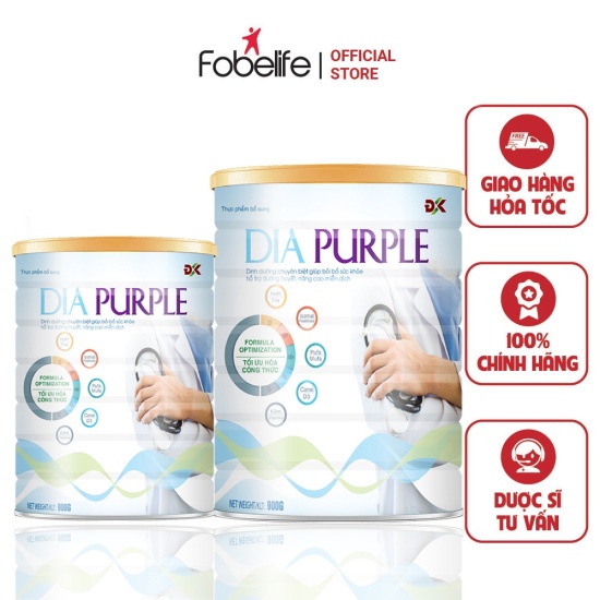 Sữa dinh dưỡng cho người tiểu đường dia purple đk giúp ổn định đường huyết - ảnh sản phẩm 1