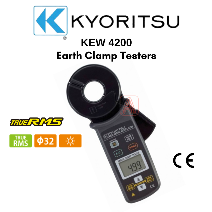 Kyoritsu 4200 Earth Clamp Tester Original 1 Year Warranty Lazada