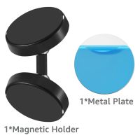 Black Untoom Magnetic Phone Holder Stand Double Sided Magnet Mobile Cellphone Mount For Gym Attach To Any Metal Surface 720° Rotation