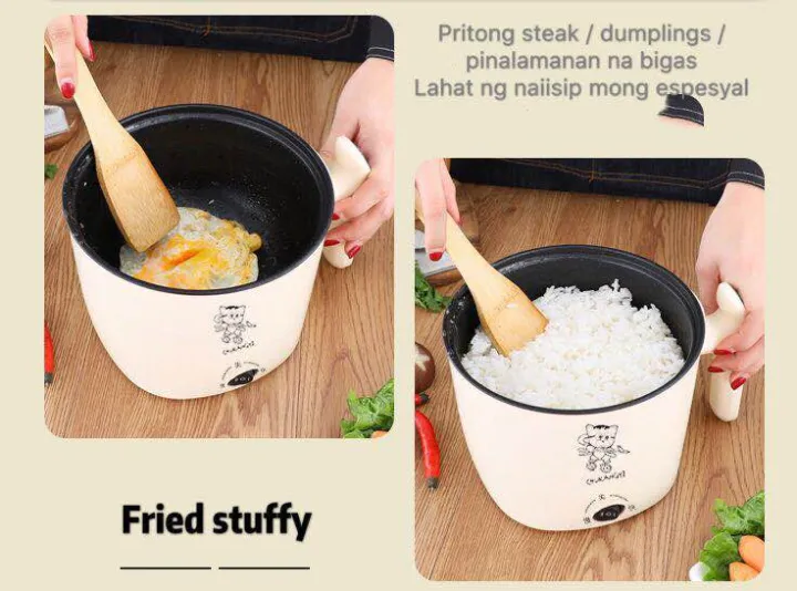 Mini Rice Cooker 1.8L Multifunction Rice Cooker NonStick Inner Pot