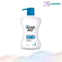 ACNE-AID Gentle Cleanser (500มล.) แอคเน่-เอด ล้างหน้าสูตรอ่อนโยน ขวดปั๊มสีฟ้า