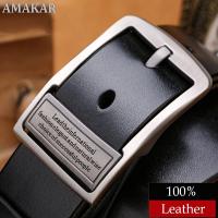 Men Luxury Top Quality 100 Genuine Leather Belts for Male Strap Metal Pin Buckle Luxury 2022 Famous nd Design Belt