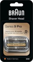 Braun Electric Shaver Head Replacement Part 94M Silver, Compatible with Series 9 Pro and Series 9 Electric Razors for Men