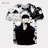 Jujutsu Kaisen เสื้อยืดแขนสั้นคอสเพลย์ itadori Yuji kugisaki nobara TEE เครื่องแต่งกายลำลองฮาโลวีน christmass