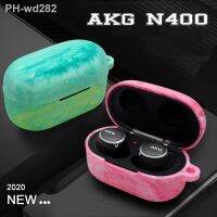 Colorful Anti-scratch Full Protective Cover Silicone Case for AKG N400 NC Earbuds Earphones Charging Box