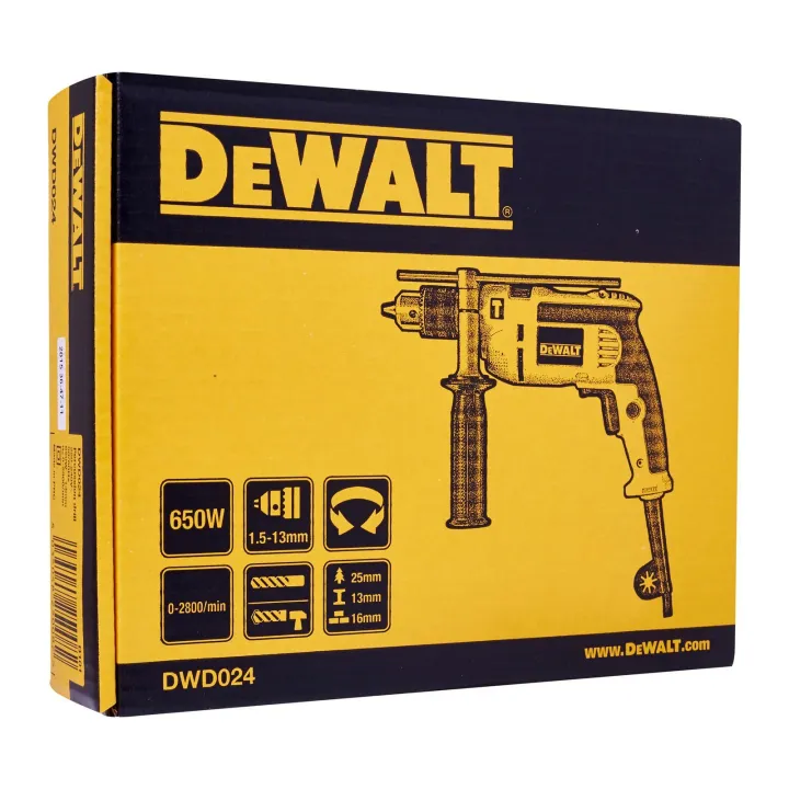 Dewalt 650. Ударная дрель DEWALT DWD 024. DEWALT дрель DEWALT dwd024-KS. Дрель ударная DEWALT DWD 650вт. DEWALT dwd024s кейс.