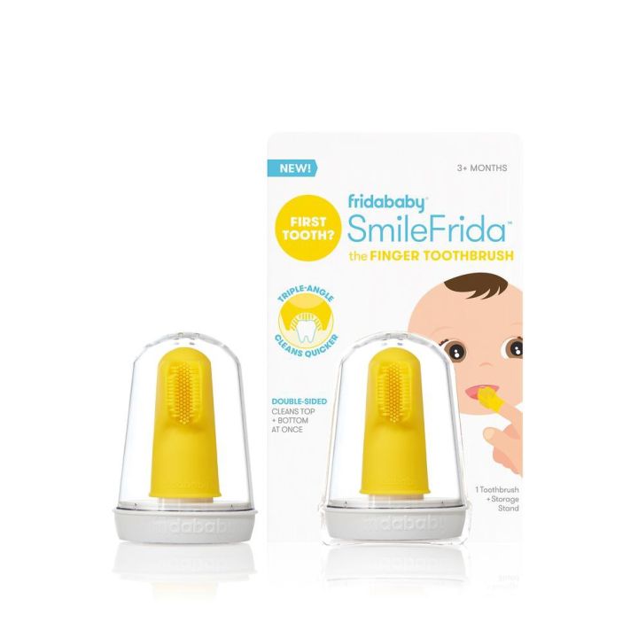 แปรงสีฟันซิลิโคน-ทำความสะอาดช่องปากและลิ้นของลูกน้อย-smilefrida-the-finger-toothbrush
