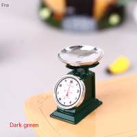 Fre 1:12 dollhouse Miniature Fruit Scale แพลตฟอร์มเครื่องชั่งรุ่นตุ๊กตาของเล่นตกแต่ง