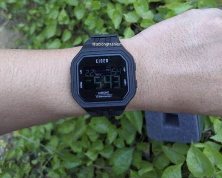 Eiger Jam Tangan Digital Linville Blue Lazada Indonesia