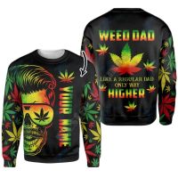 Skull Green Leaf Reggae Trippy Tattoo Psychedelic Tracksuit 3DPrint Harajuku Streetwear Casual Vintage Jacket Hoodies NM11