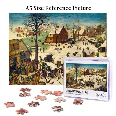 Pieter Bruegel The Elder - The Census At Bethlehem, 1566 Wooden Jigsaw Puzzle 500 Pieces Educational Toy Painting Art Decor Decompression toys 500pcs