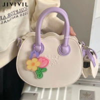 JIVIVIL สีทึบผู้หญิงหญิงสาวกระเป๋า Crossbody กระเป๋าสะพายไหล่ที่มีกระเป๋าสะพายกระเป๋าถือแบบพกพา Pouch Koin 2ใน1