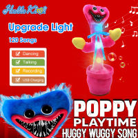 HelloKimi Poppy Playtime huggy wuggy toy ของเล่นโมเดลนุ่มนิ่มสำหรับเด็กผู้หญิง,ตุ๊กตายัดไส้มีเสียงตุ๊กตาหมอนเบาะตุ๊กตาการ์ตูนนุ่มมากๆของขวัญที่ยอดเย