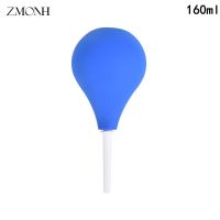 180ml/150ml/89mL Silicone Pear Shaped Enema Rectal Shower Cleaning System Gel Blue Ball For Anal Anus Colon Enema Anal Cleaning