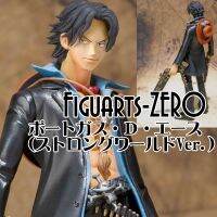 Ace Strong World ของแท้ JP แมวทอง - Figuarts Zero Bandai [โมเดลวันพีช]