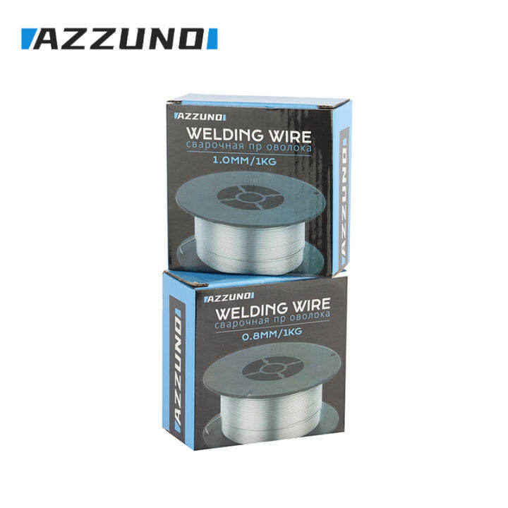 azzuno-ลวดเชื่อม-0-8-มม-1-0-มม-mig-gasless-1-ม้วน-1-กก-flux-core-ลวดบัดกรี-mig-อุปกรณ์เสริมลวดเหล็กคาร์บอน-tutue-store