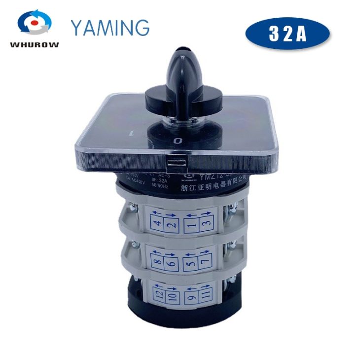 yf-ymz12-32-3-changeover-selector-32a-3-poles-position-contact-manual-transfer-cam-lw31