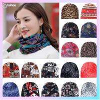 LAIHOU ผ้าฝ้าย Foulard อบอุ่น กันลมฤดูหนาว หมวกกีฬา ผ้าคาดศีรษะสำหรับจักรยาน ผ้าโพกหัวสำหรับจักรยาน คออุ่น ผ้าพันคอปั่นจักรยาน